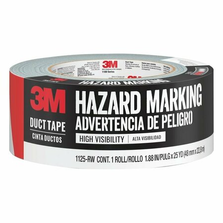 3M HAZARD TAPE RED/WHT 25YD 1125-RW